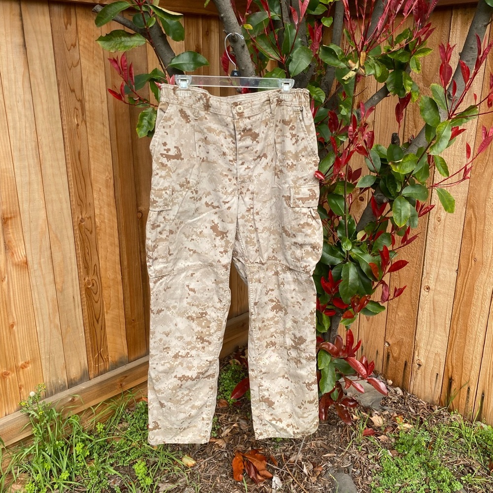 Camo cargo pants